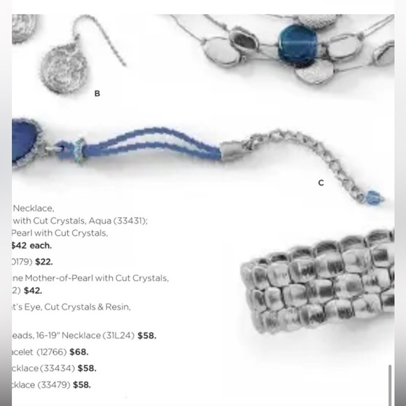 LIA SOPHIA Masonry Stretch Bracelet Like New Retails $68 - Picture 5 of 8